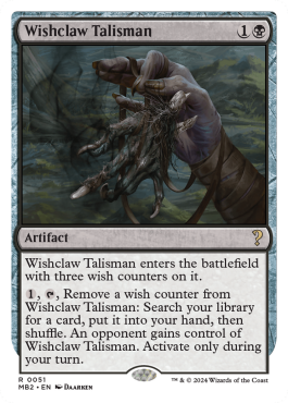 Talisman griffe de souhait