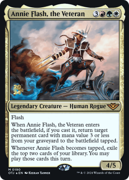 Annie Flash, la vétérane