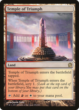 Magic MTG - Temple of Triumph - Théros - MINT/NMINT - EN - FOIL - Photo 1/1