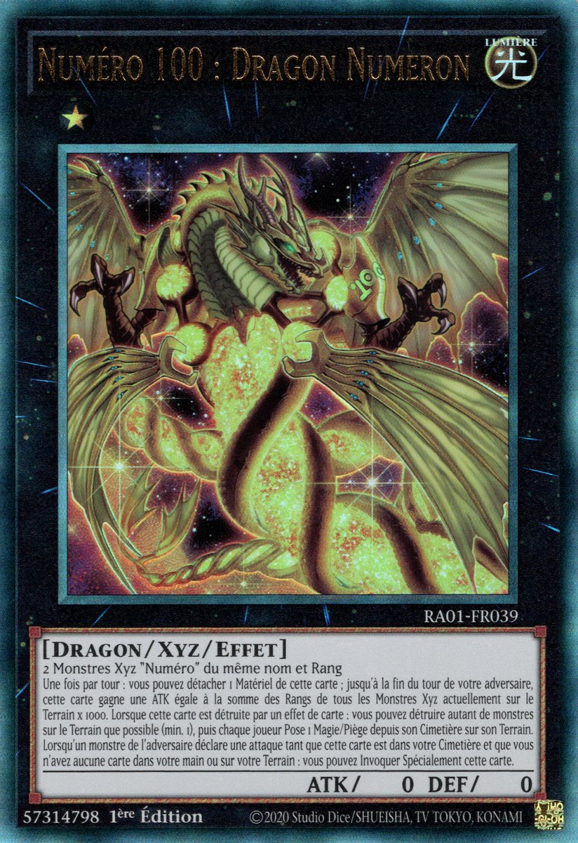 Numéro 100 : Dragon Numeron