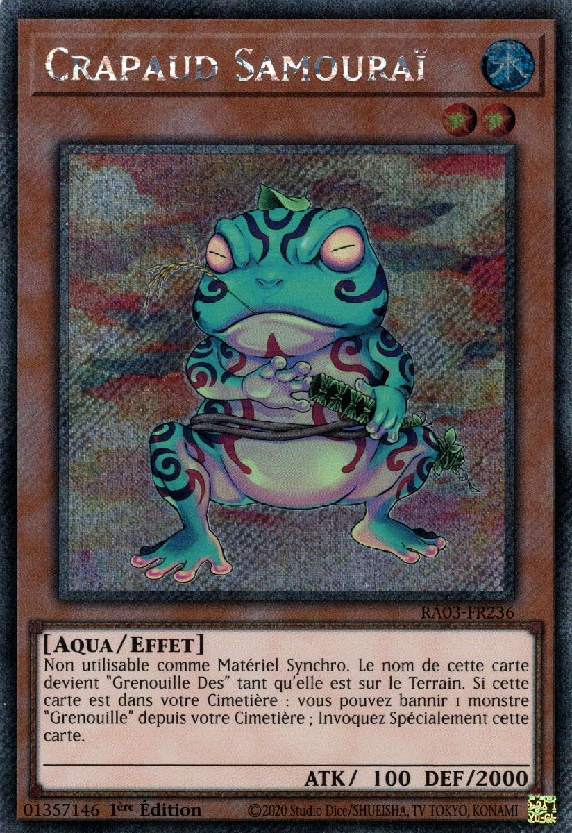 Crapaud Samouraï