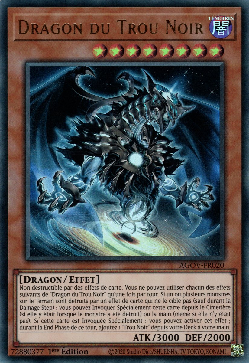 Dragon du Trou Noir - Dark Hole Dragon - Carte à l'unité Yu-Gi-Oh