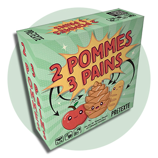 Boîte de jeu 2 Pommes 3 Pains