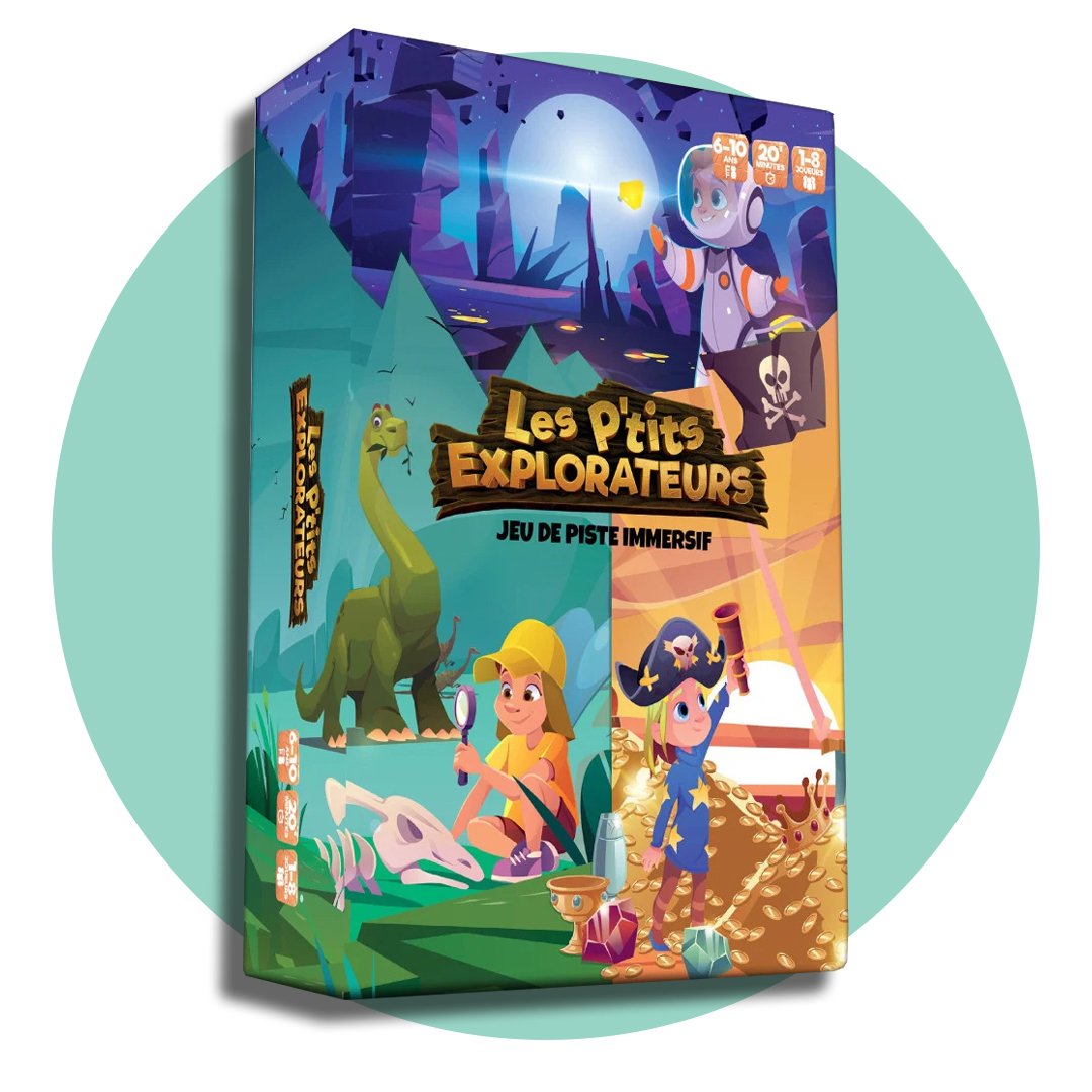 boîte de jeu Les P'tits Explorateurs