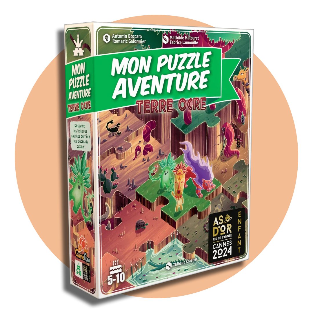 Boîte de jeu Mon Puzzle Aventure - Terre Ocre