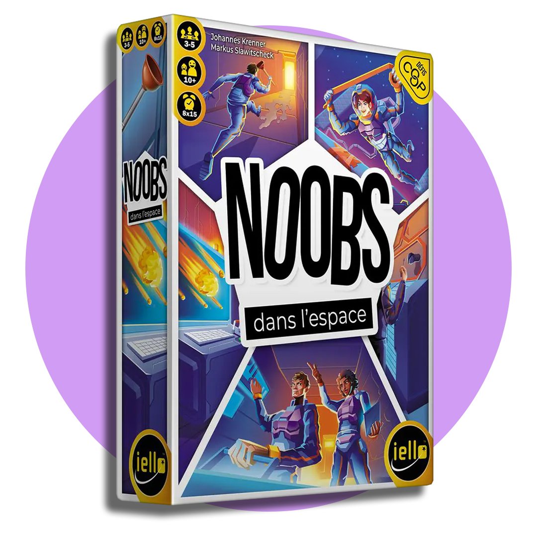 boîte de jeu Noobs dans l'Espace