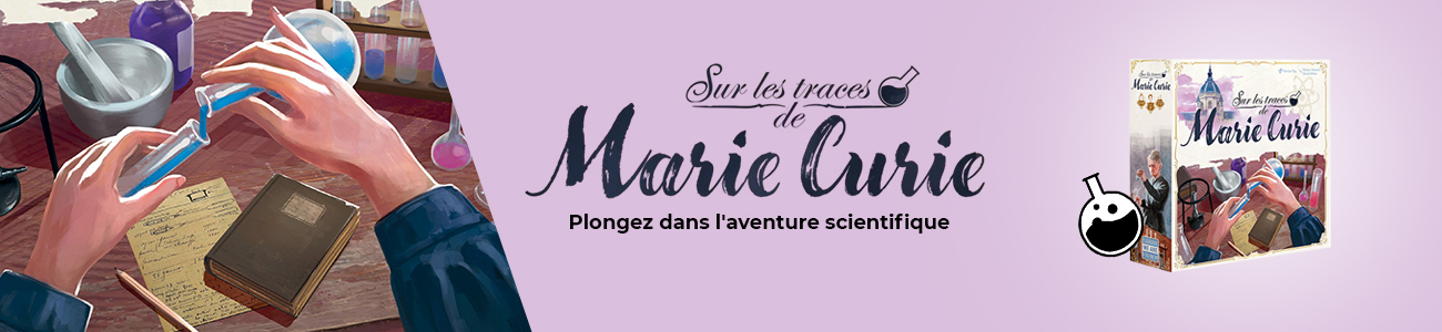 Bannière Sur les Traces de Marie Curie