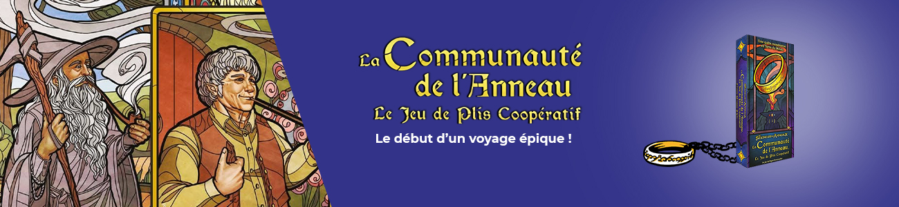 Bannière Communaute de l'anneau pli