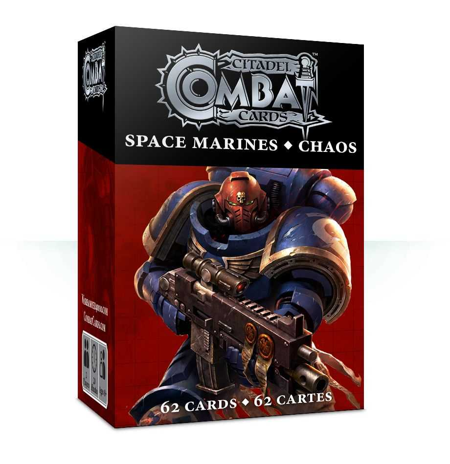 Citadel Combat Cards Space Marines Chaos Acheter vos figurines