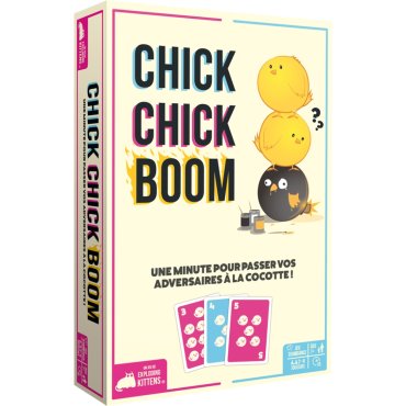 chick chick boom jeu exploding kitten boite de jeu 