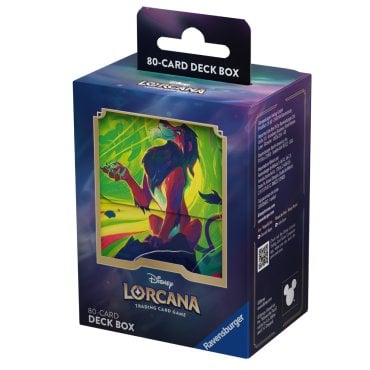 deck box 80 scar la mer azurite disney lorcana boite 