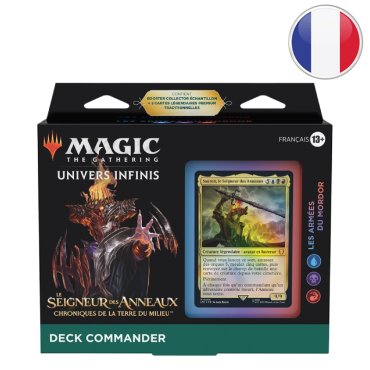 deck commander les armees du mordor le seigneur des anneaux chroniques de la terre du milieu magic en 