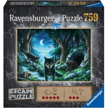 escape puzzle la meute de loups puzzle ravensburger boite 