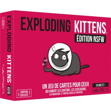 explosing kittens nsfw rose jeu boite de jeu 