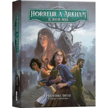 Horreur à Arkham JdR - Coffret d'initiation L'Insatiable Abysse - Boîte de jeu