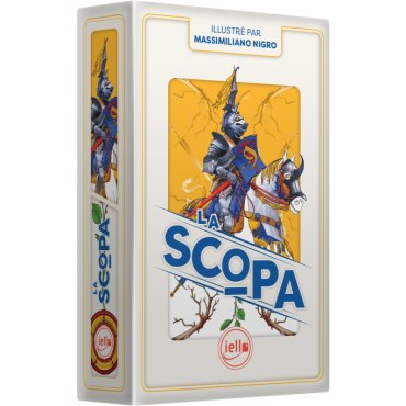 iello cartes traditionnelles scopa boite de jeu 