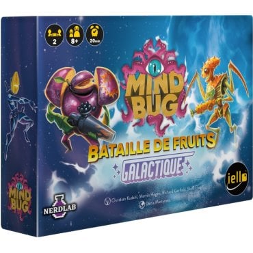 iello mindbug bataille de fruits galactique jeu iello boite de jeu 