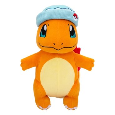 jazwares jazpkw3672 pokemon peluche salameche with blue hat 20 cm 