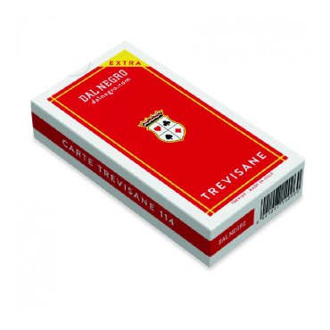 jeu de 40 cartes le coq imperial trevisane rouge paquet 