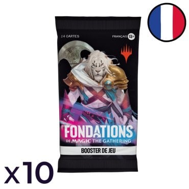 lot de 10 boosters de jeu fondations fr 