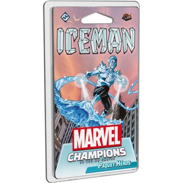 marvel champions paquet heros iceman jeu fantasy flight boite 