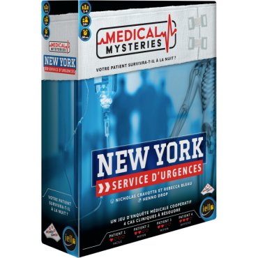 medical mysteries new york service d urgence jeu identity boite de jeu 