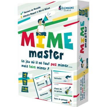 mime master jeu boite de jeu 