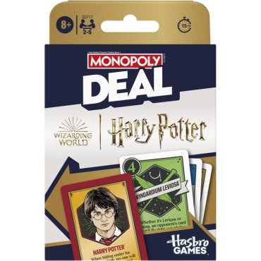 monopoly deal harry potter jeu hasbro boite de jeu 