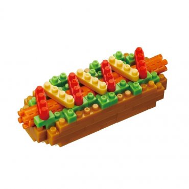 nanoblock nbc 218 hot dog 