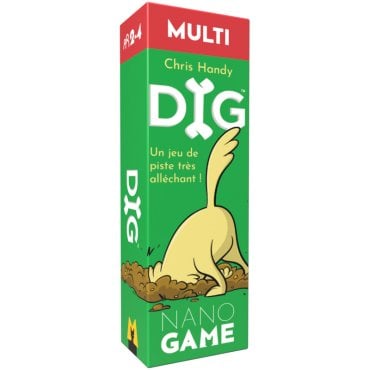 nanogame dig jeu matagot boite de jeu 