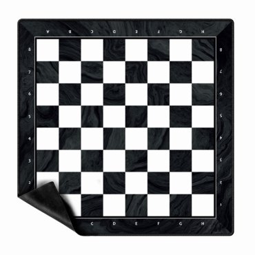 tapis echecs neoprene 45x45 wilson 