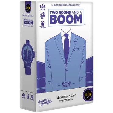 two rooms and a boom version bleu jeu iello boite 