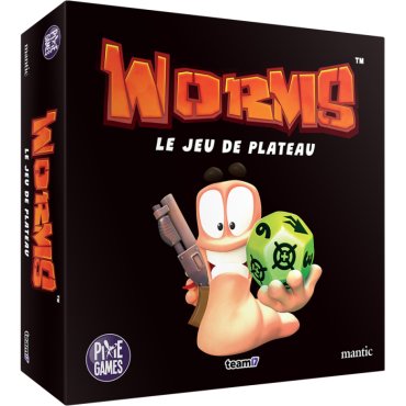 worms le jeu de plateau jeu mantic boite de jeu 