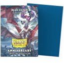 100 Pochettes Dual Matte Format Standard Blue Silver - Dragon Shield