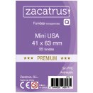 Boite de 55 Protège-cartes premium Format mini USA clear- Zacatrus