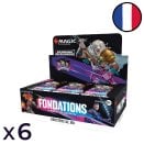 Lot de 6 boites de 36 boosters de jeu Fondations de Magic: The Gathering - Magic FR