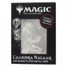Boite de Carte en Métal Plaqué Argent Edition Limitée Chandra Nalaar - Magic