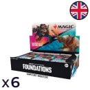 Lot de 6 boites de 24 boosters Jumpstart Fondations de Magic: The Gathering - Magic EN