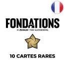 Lot de 10 cartes Rares Fondations de Magic: The Gathering- Magic FR