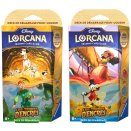 Lot des 2 decks de démarrage Les Terres d'Encres - Disney Lorcana FR