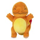 Peluche Salamèche yeux fermés 20 cm - Pokémon