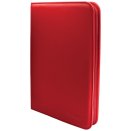 Pro-Binder Vivid 9-pocket avec fermeture Zip Rouge - Ultra Pro