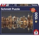 Boite de Puzzle 1500 pièces - Skyline de New York la Nuit