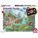 Boite de Puzzle 100 pièces - Baie aux Pirates