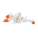 Peluche Flambino yeux fermés 45 cm - Pokémon