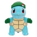 Peluche Carapuce avec bonnet vert et moufles 20 cm - Pokémon