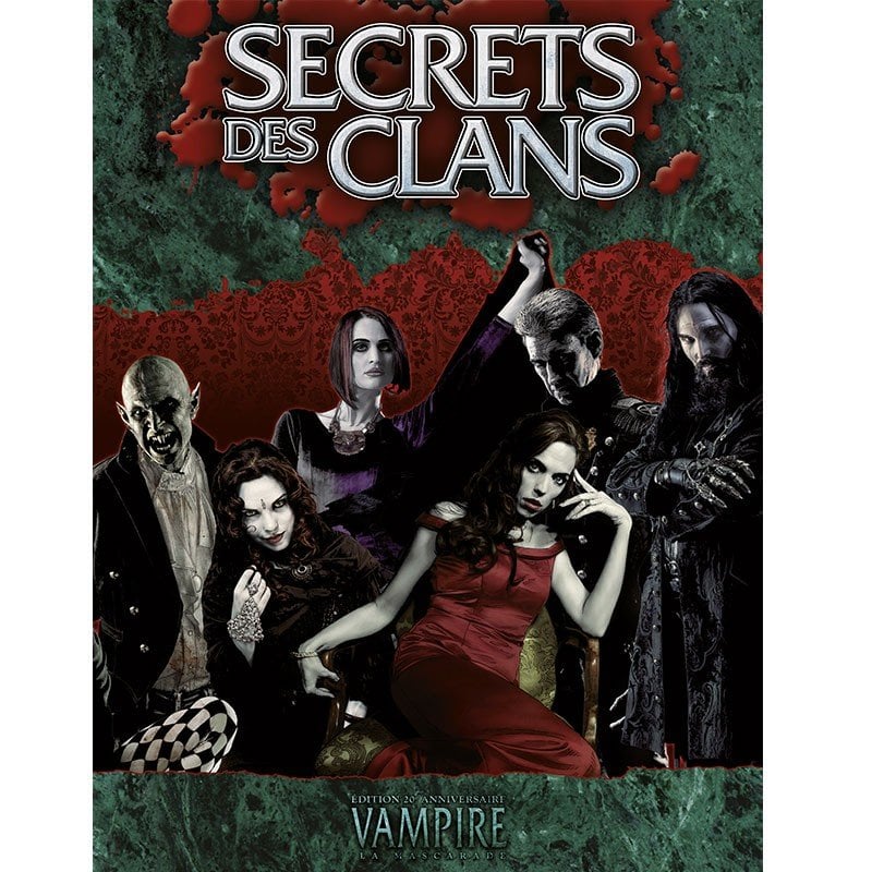 Vampire La Mascarade V Secrets Des Clans Acheter Vos Jeux De Societe Jeu De Role Playin By Magic Bazar