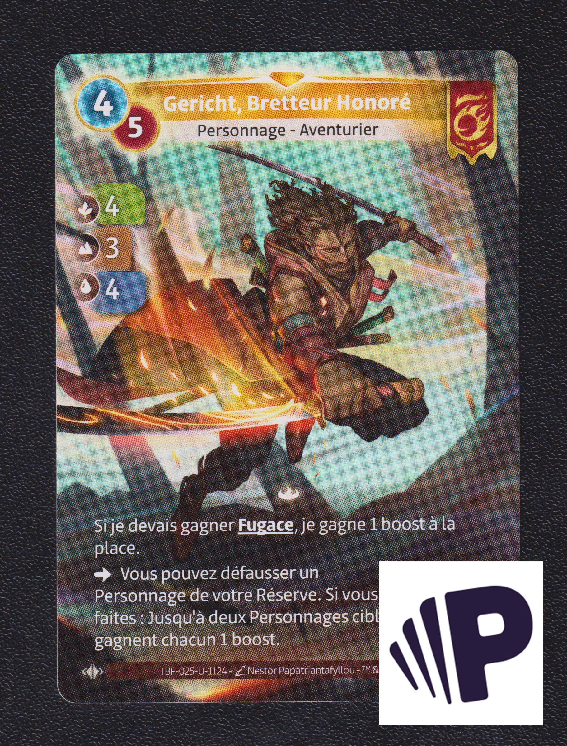 Gericht, Bretteur Honoré - R Bravos