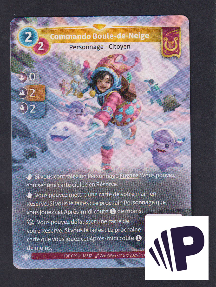 Commando Boule-de-Neige - R Lyra