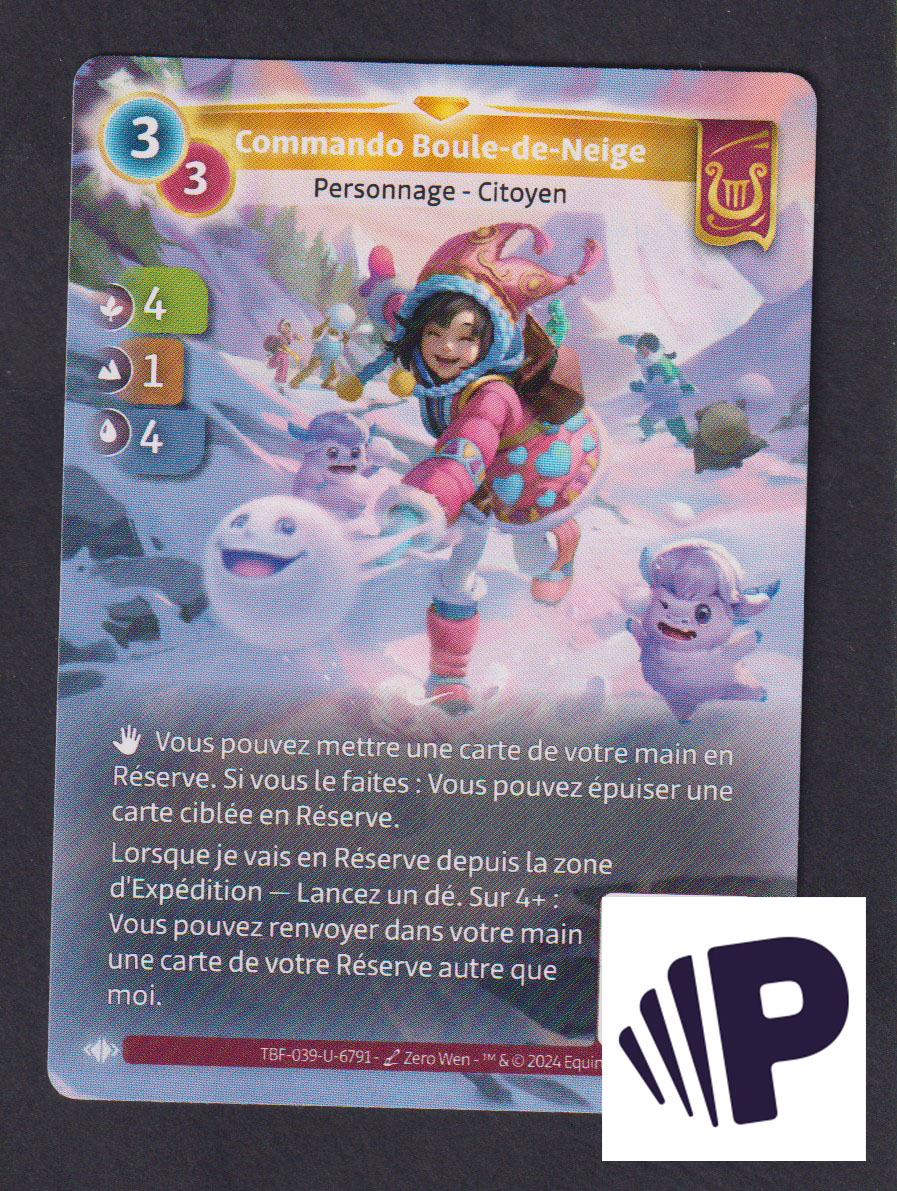 Commando Boule-de-Neige - R Lyra